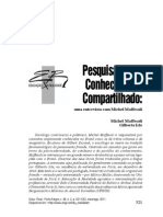Gilberto Icle Entrevista Michel Mafessoli - Pesquisa Como Conhecimento Compartilhado