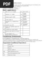 Revit Basic Formula