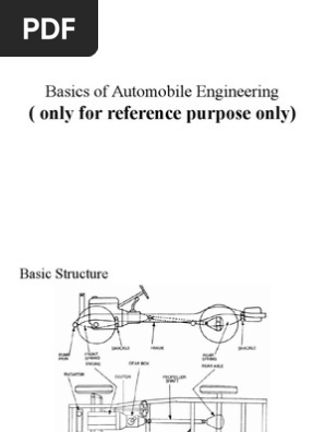 basics of automotive engineering
