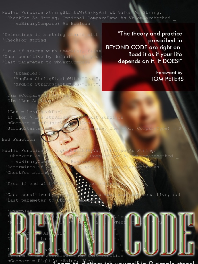 Beyond Code Final | PDF | Return On Investment | Performance Indicator