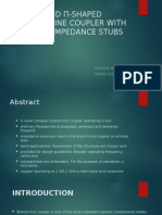 Dual-Band Π-Shaped Branch-Line Coupler With Stepped-Impedance Stubs