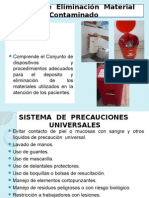 Eliminación y esterilización material contaminado