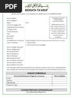Download Format Biodata Taaruf by Tyas SN256133386 doc pdf