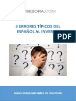 3 Errores Típicos Del Español Al Invertir
