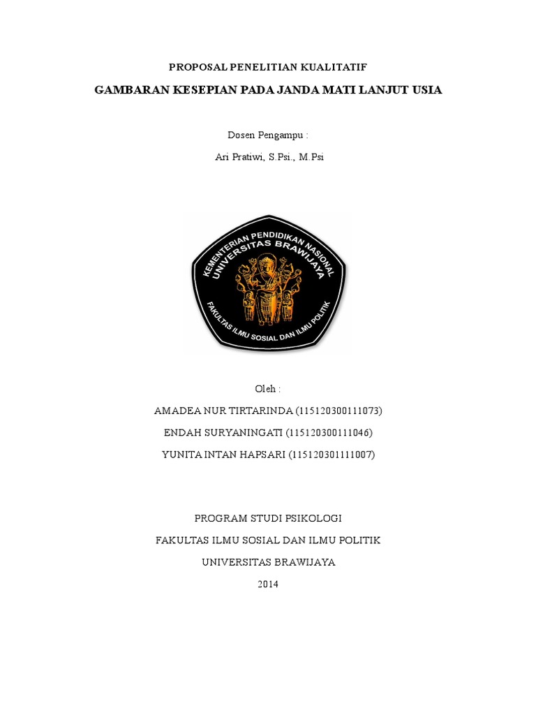 Proposal Penelitian Kualitatif