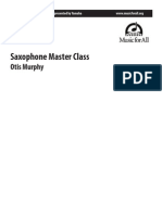 Saxophone Masters Class