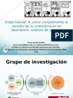 Presentación Video Tracker ® Como Complemento Al Estudio de La Cinemática en El Laboratorio: Análisis de Un Caso