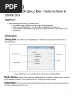 C# Laboratory Activity #2 - Working On C# Radio Buttons and Checked Box PDF