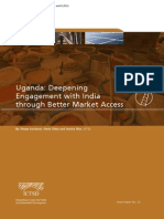 Uganda - Deepening Engagement With India Through Better Market Access