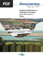 Gestao Ambiental Na Embrapa Cerrados Guia de Termos e Siglas