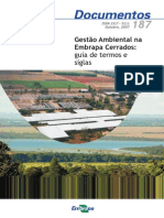 Gestao Ambiental Na Embrapa Cerrados Guia de Termos e Siglas