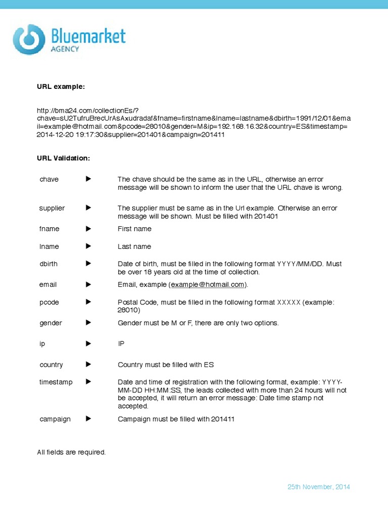 URL Validation Requirements Guide | PDF