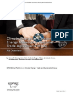 Climate Change and Sustainable Energy Measures in Regional Trade Agreements (RTAs)