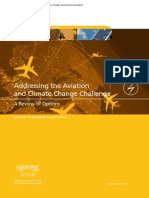 Addressing the Aviation and Climate Change Challenge