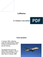 Lufthansa Hedging Case Study - How the Airline Hedged Currency Risk on Aircraft Purchase