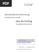 Prüfbericht Leistungssportförderung Bundesrechnungshof