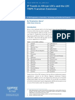 IP Trends in African LDCs and the LDC TRIPS Transition Extension