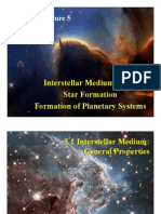 Ay 1 - Lecture 5: Interstellar Medium (ISM) Star Formation Formation of Planetary Systems
