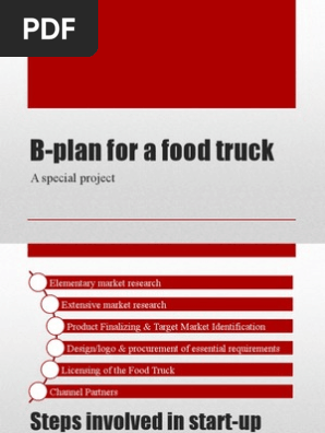 bplan for a food truck