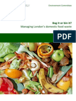 Bag It or Bin It - Managing London's Domestic Food Waste