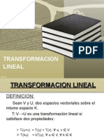 Transformacion Lineal