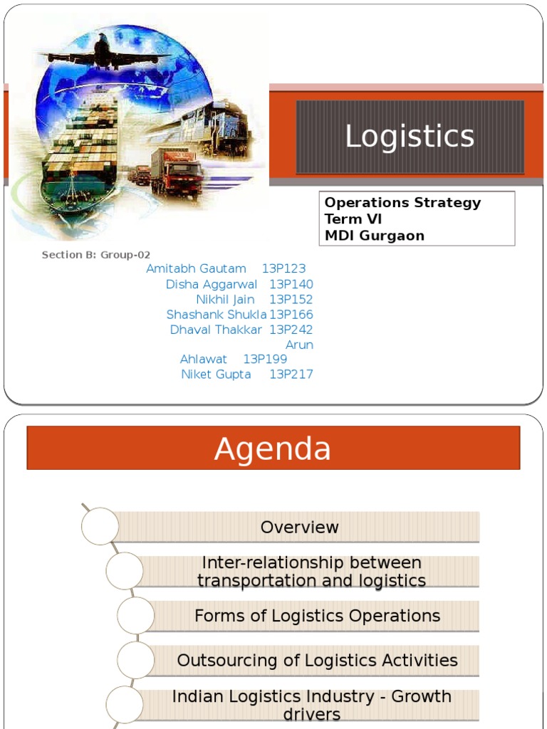 Logistics Operations and Strategies Overview | PDF | Logistics | Rail ...