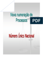 0 - Nova Numeração de Processos