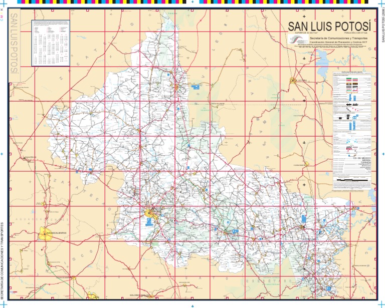 Mapa San Luis Potosi | PDF | Plantas | Naturaleza