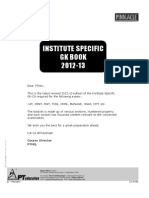 Institute Specific GK Book 2012-1