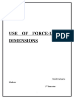 USE OF FORCE LEGAL DIMENSIONS