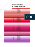 Color Palette Material Desing