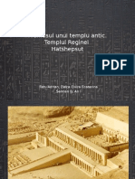 Proiect - Frumosul Unui Templu Antic. Templul Reginei Hatshepsut