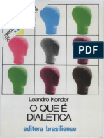 KONDER, Leandro. O Que é Dialética (Primeiros Passos)