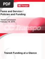 OC Transpo 2015 Budget Presentation