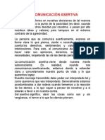 La Comunicacion Asertiva