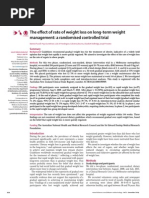 The eff ect of rate of weight loss on long-term weight management