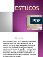 TIPOS DE ESTUCOS DECORATIVOS