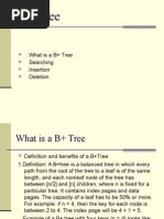 B+ Tree: What Is A B+ Tree Searching Insertion Deletion