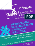 PorGetafe - Metodologia Programa Electoral