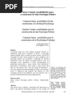 Rosa, Leandro. (2013). Senso Comum