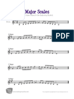 Major Scales Violin