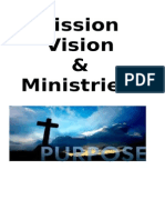 Mission, Vision & Ministries 