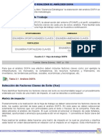 Cómo realizar el análisis DOFA en  caracteres