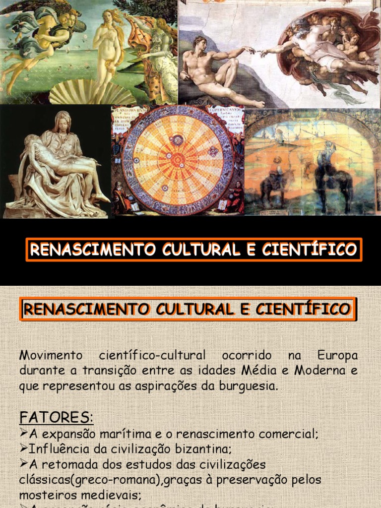 Renascimento Cultural e Científico na Europa | PDF | Renascimento ...