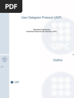 User Datagram Protocol (UDP) : Telematics Engineering Universitat Politecnica de Catalunya (UPC)