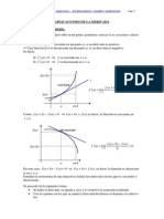 Aplicaciones Derivada