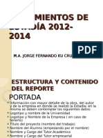 Lineamientos de Estadía 2011 - 2013. Ok