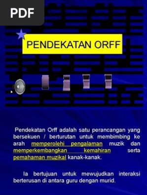 Pendekatan Orff Pdf