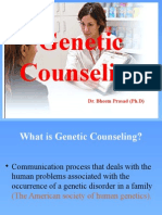 Genetic Counseling: Dr. Bheem Prasad (PH.D)