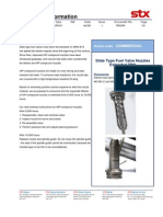 Slide Type Fuel Valve Nozzles Extended TBO